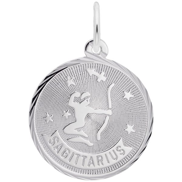Sagittarius Constellation Disc Charm