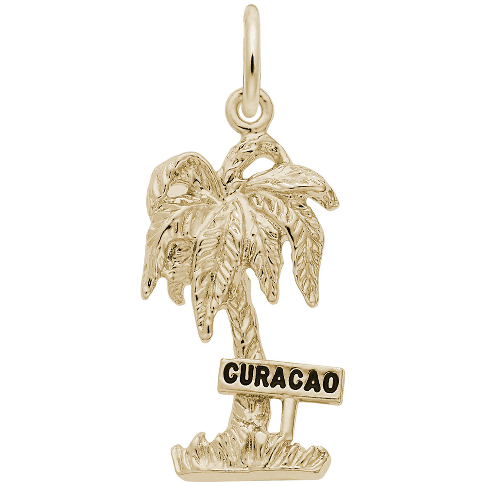 Curacao Palm Tree Charm - Image 1