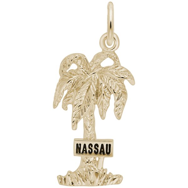 Nassau Palm Tree Charm