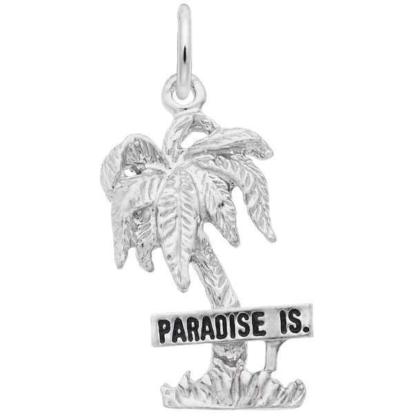 Paradise Island Palm Tree Charm