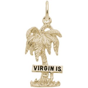 Virgin Islands Palm Tree Charm