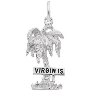 Virgin Islands Palm Tree Charm