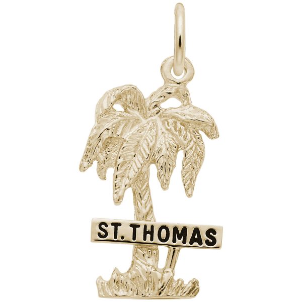St. Thomas Palm Tree Charm