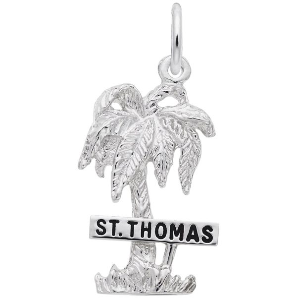 St. Thomas Palm Tree Charm