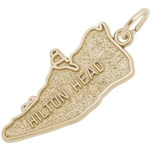 Hilton Head Map Charm