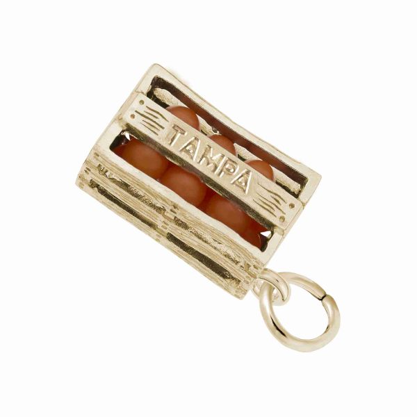 Tampa Orange Crate Charm