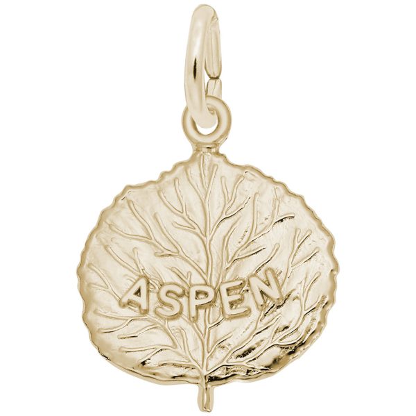 Aspen Leaf Charm