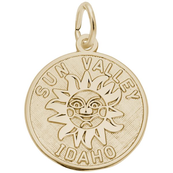 Sun Valley Idaho Disc Charm