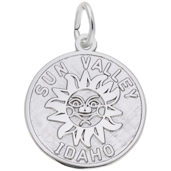 Sun Valley Idaho Disc Charm