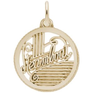 Steamboat Disc Charm