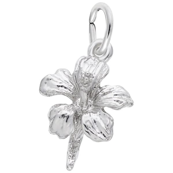 Hibiscus Flower Accent Charm