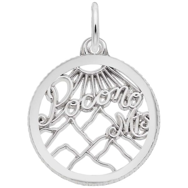 Pocono Mountains Disc Charm