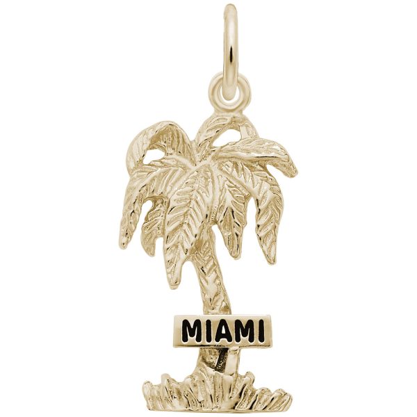 Miami Palm Tree Charm