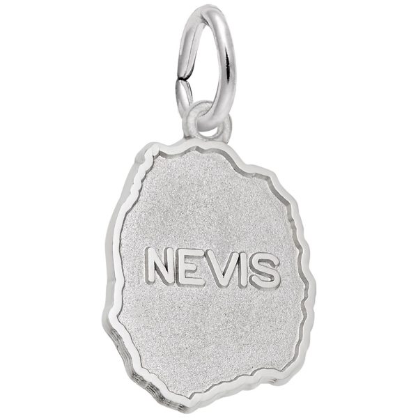 Nevis Map Charm