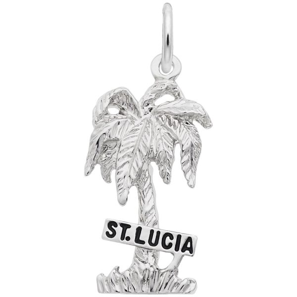 St. Lucia Palm Tree Charm