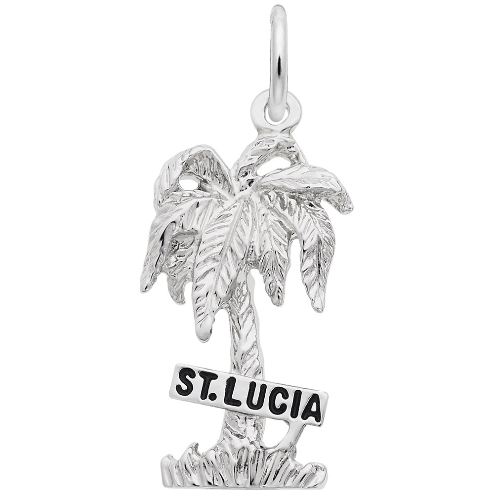 St. Lucia Palm Tree Charm - Image 1