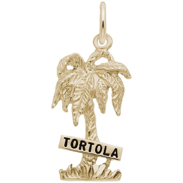 Tortola Palm Tree Charm