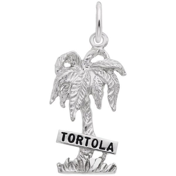 Tortola Palm Tree Charm