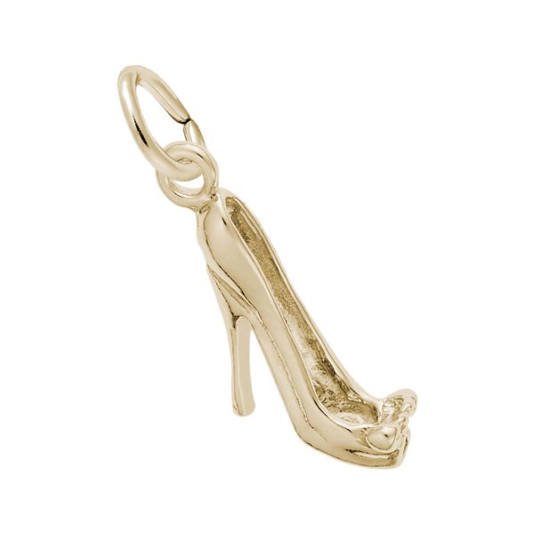 High Heel Shoe Accent Charm