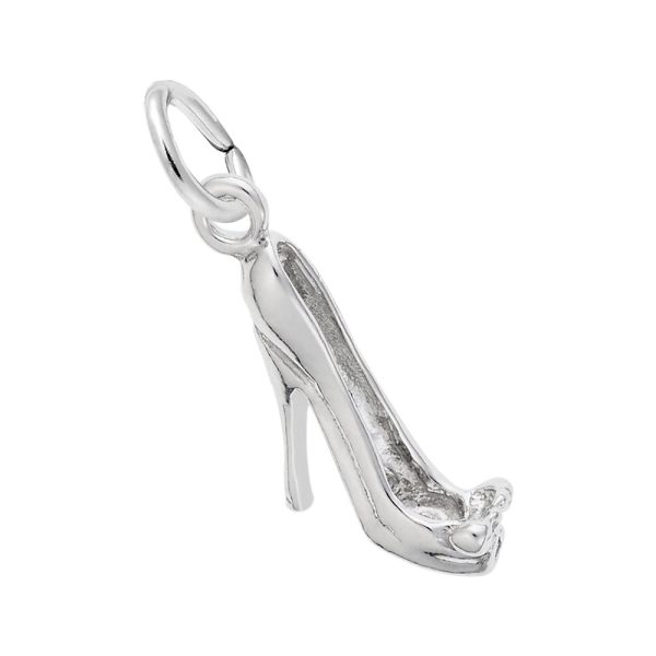 High Heel Shoe Accent Charm