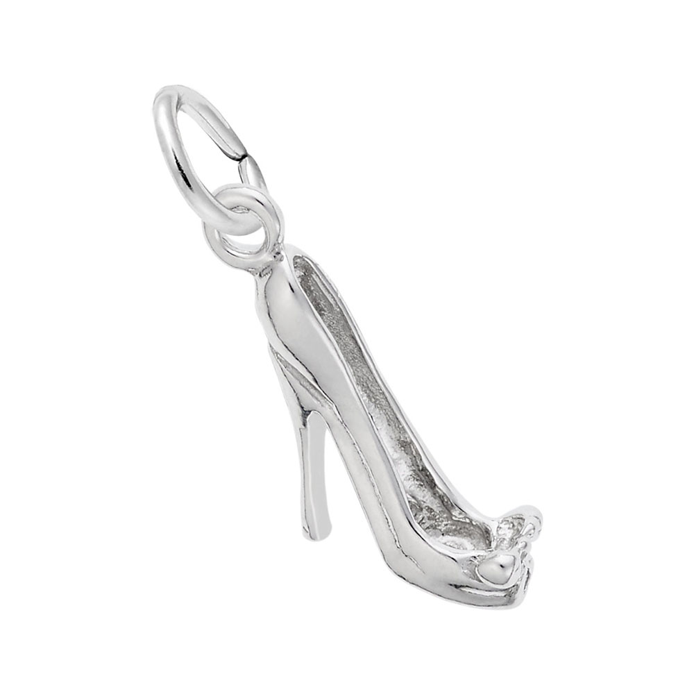 High Heel Shoe Accent Charm