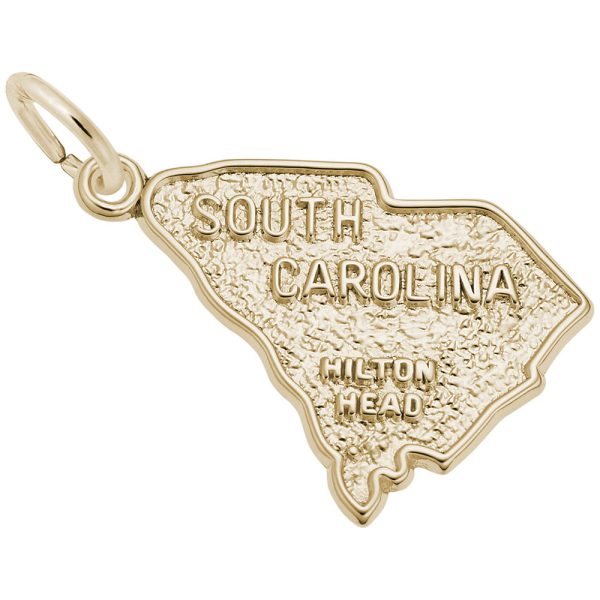 Hilton Head South Carolina Map Charm