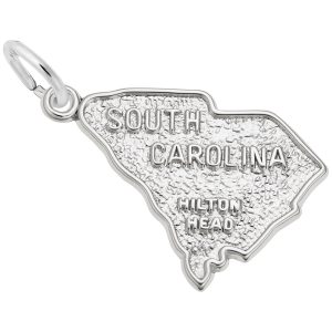 Hilton Head South Carolina Map Charm