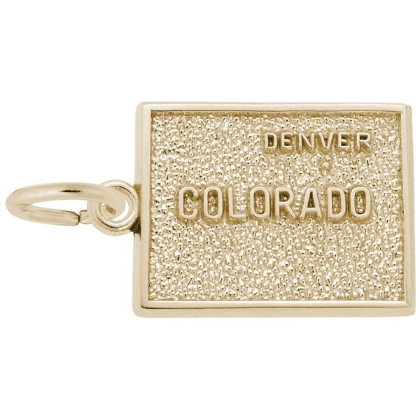 Denver Colorado Map Charm