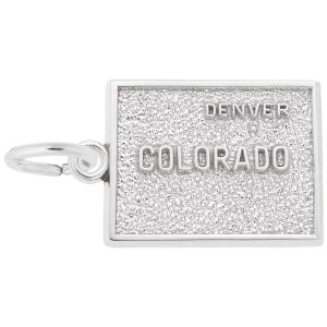 Denver Colorado Map Charm