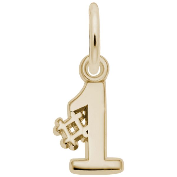 Number One Accent Charm
