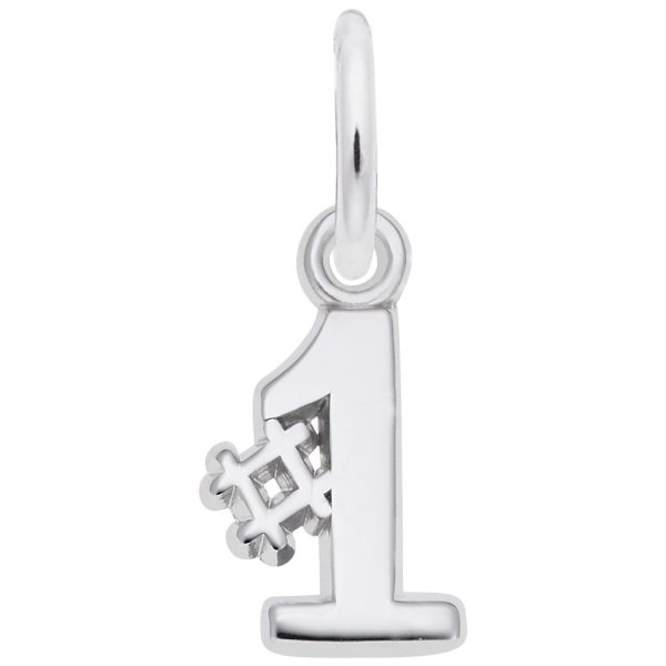 Number One Accent Charm