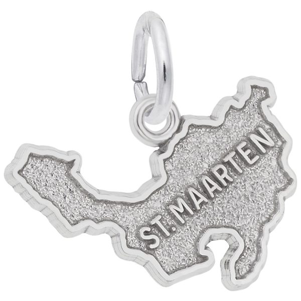 St. Maarten Map Charm