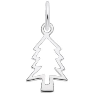 Christmas Tree Cut Out Charm