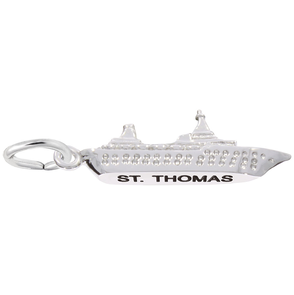St. Thomas Cruise Ship Charm