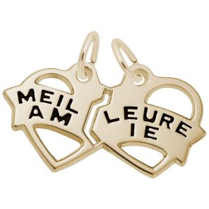 Meilleure Amie Break Apart Heart Charm