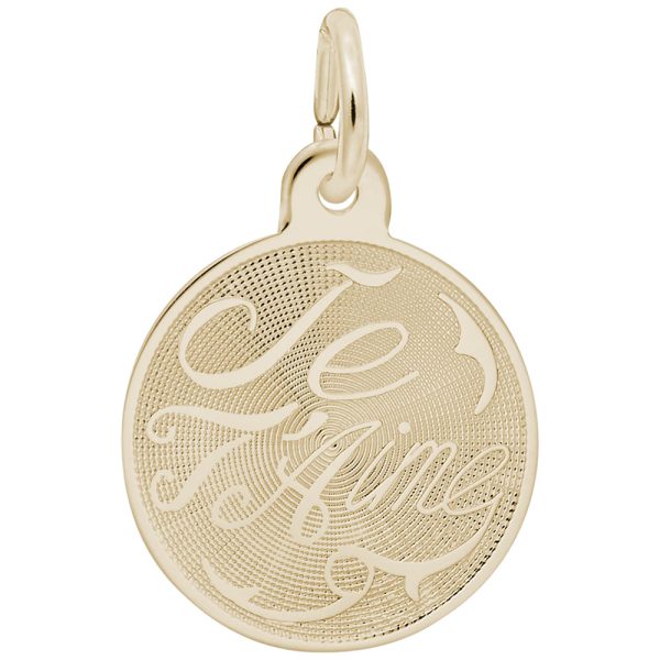 Je T'aime Disc Charm