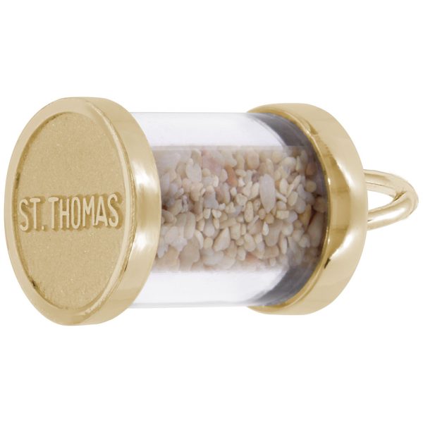 St. Thomas Sand Capsule Charm