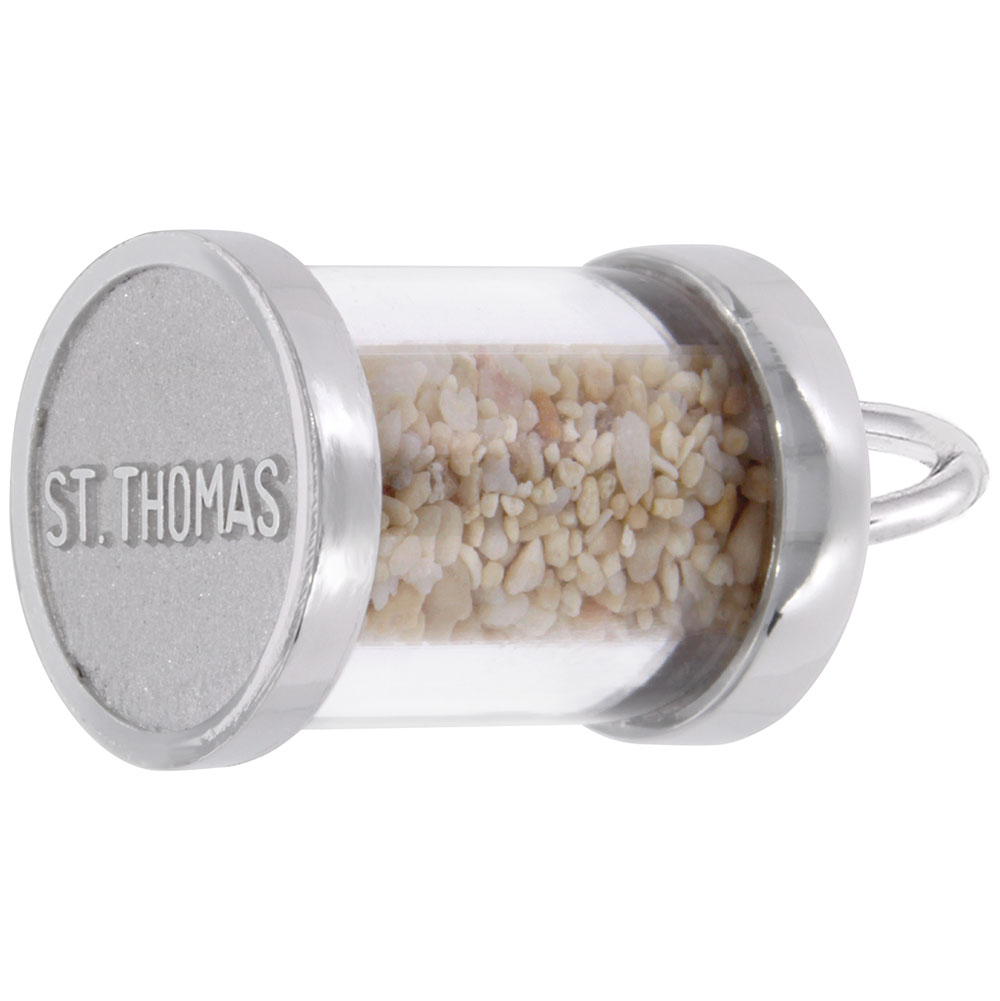 St. Thomas Sand Capsule Charm