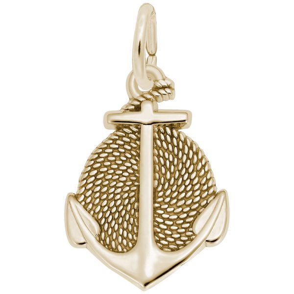 Rope Circle Anchor Charm