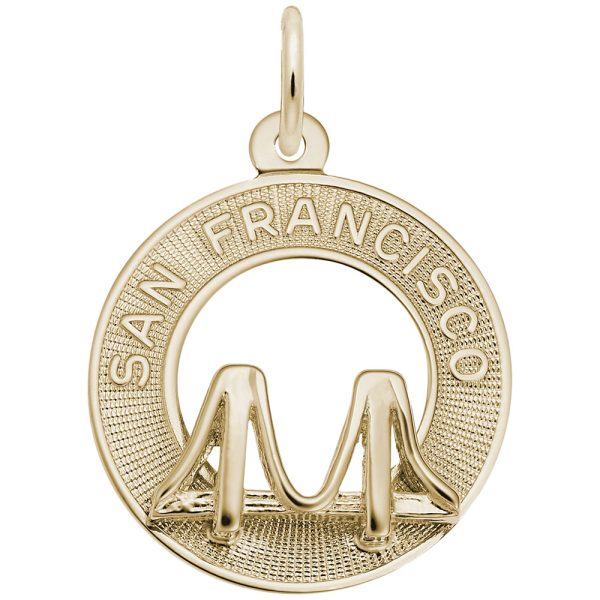 San Francisco Bridge Ring Charm