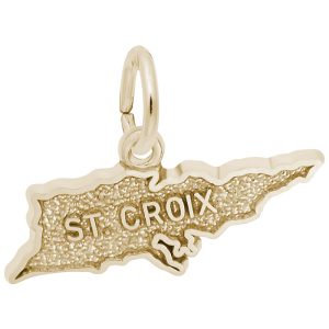 St. Croix Map Charm
