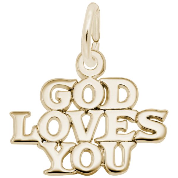 God Loves You Charm