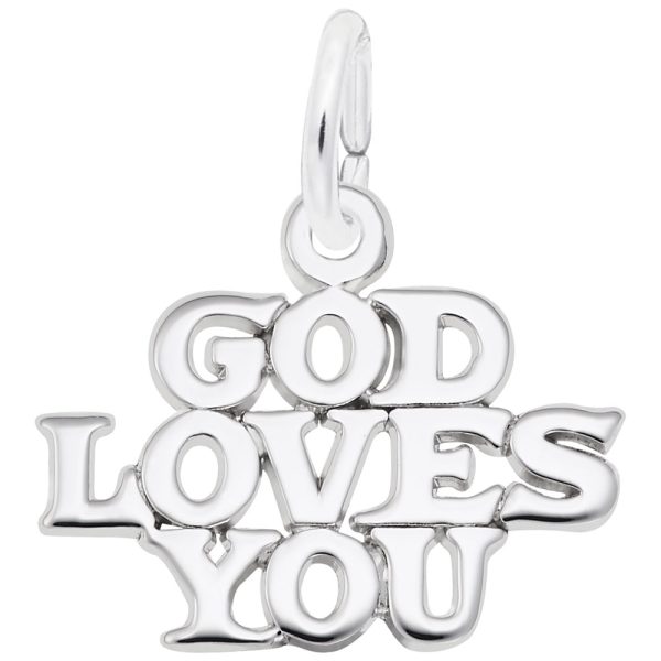 God Loves You Charm