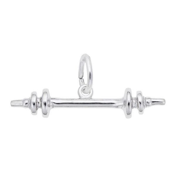 Barbell Accent Charm