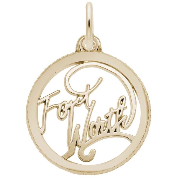 Fort Worth Disc Charm
