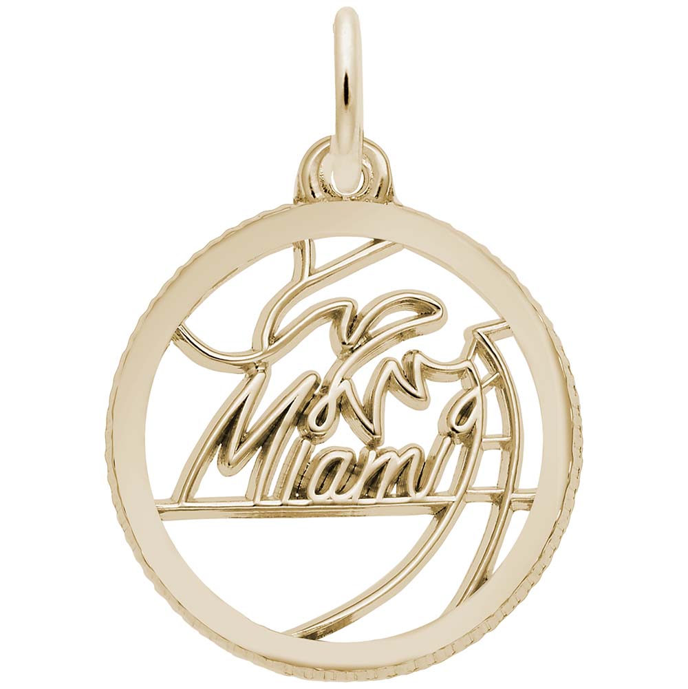 Miami Disc Charm - Image 1