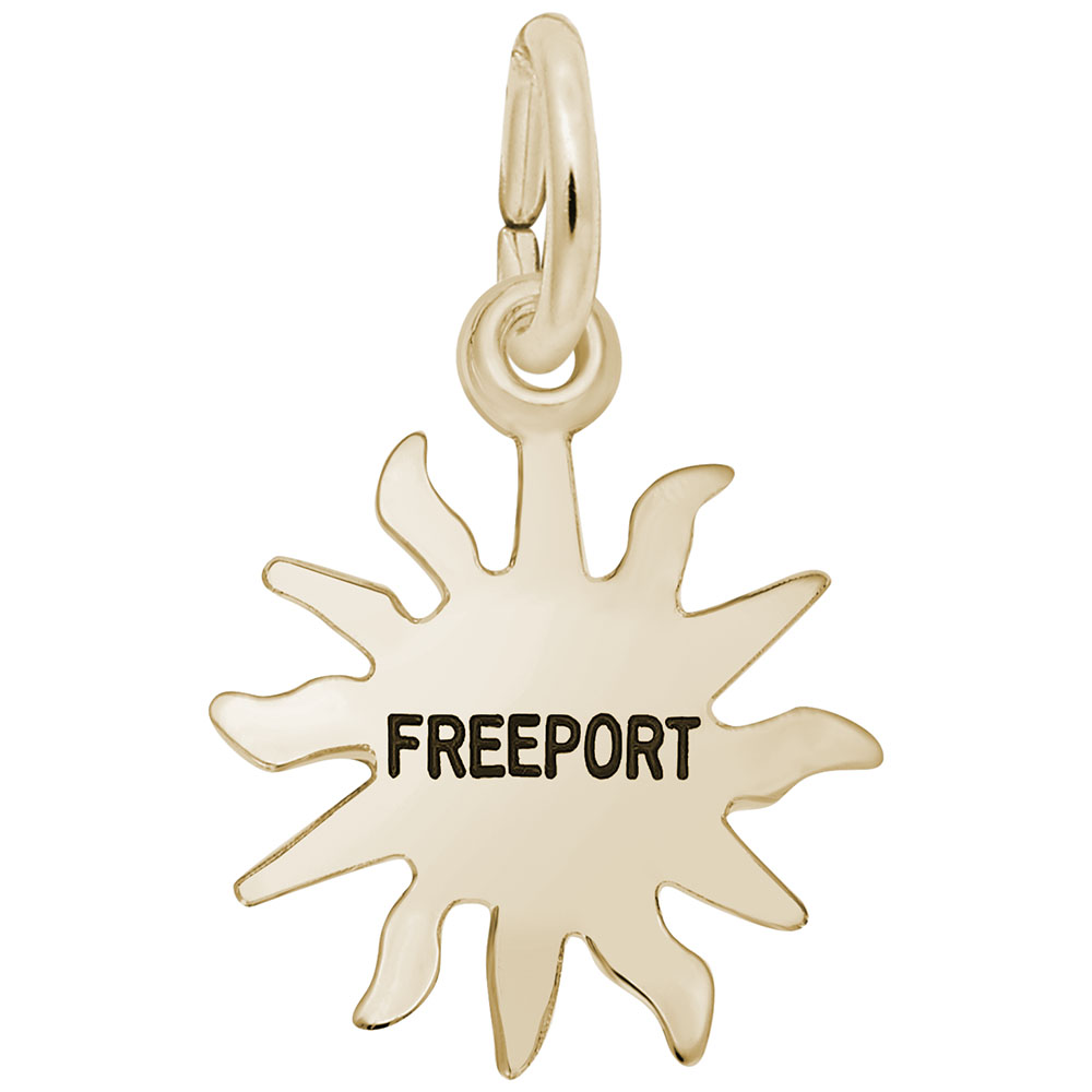 Freeport Sun Small Charm - Image 1