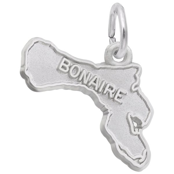 Bonaire Map Charm