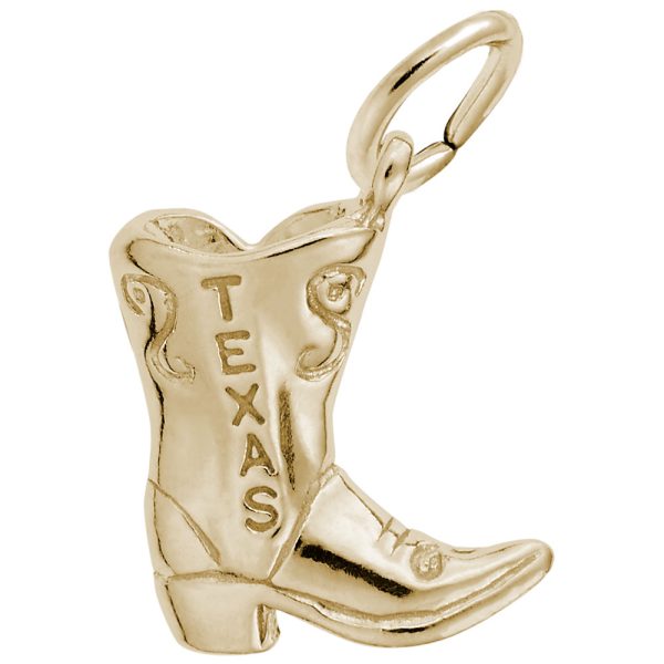 Texas Cowboy Boot Charm