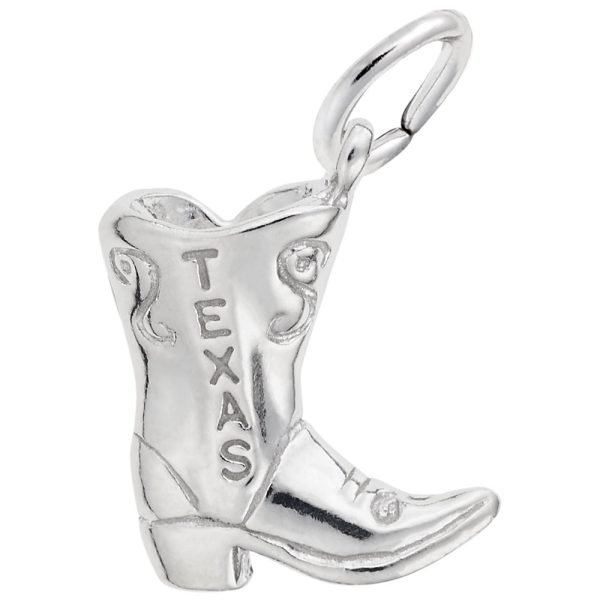 Texas Cowboy Boot Charm